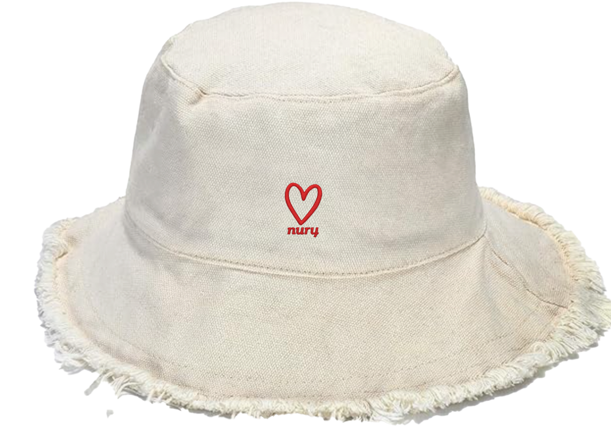 Frayed Edge Bucket Hat — Cream