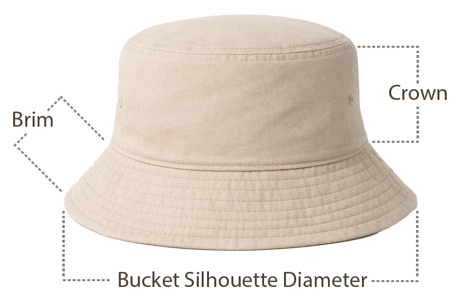 Nury light blue denim frayed bucket hat for women with soft stitched brim