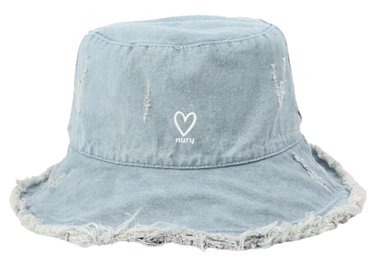 Denim bucket hat