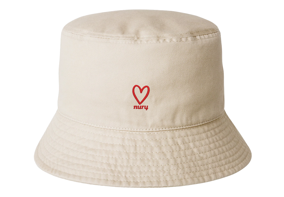 Cream bucket hat