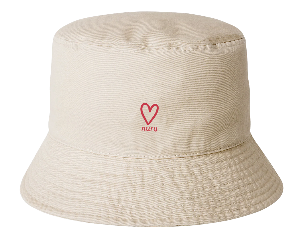 Cream bucket hat